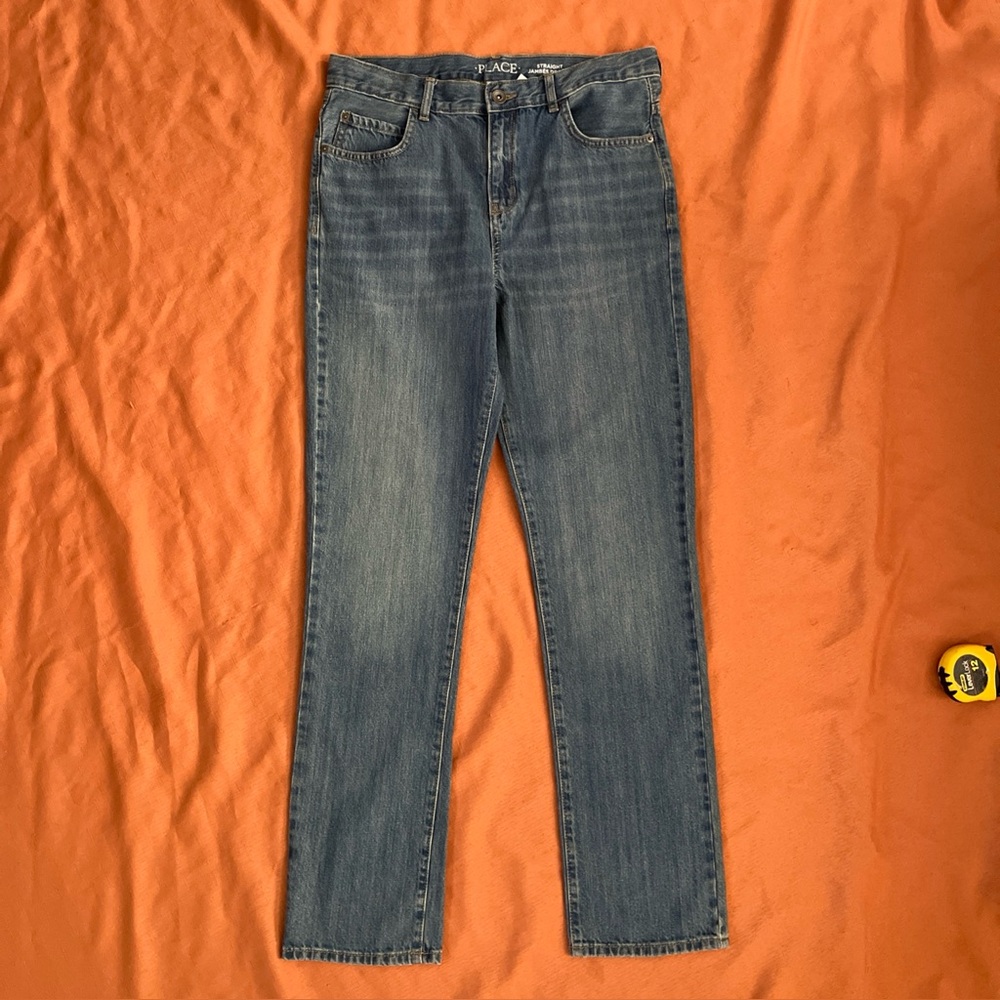 The Children's Place straight leg blue jeans for girls in size 16